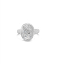 Load image into Gallery viewer, OLIVE & CHAIN Diamond Fancy Celestial Concave Ring - Yellow Gold, 5.5
