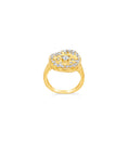 Load image into Gallery viewer, OLIVE & CHAIN Diamond Celestial Queen Ring - Yellow Gold, 6.5
