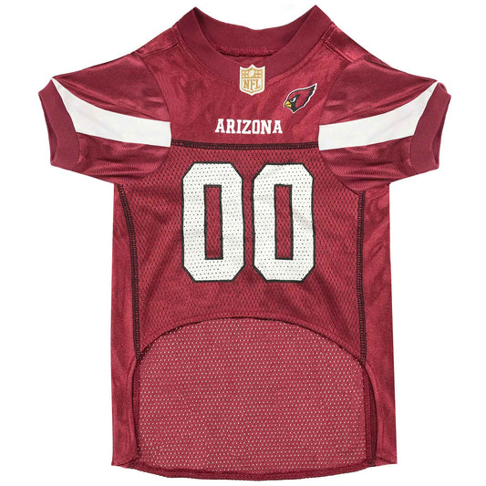 NFL Arizona Cardinals Striped Mesh Dog Jersey