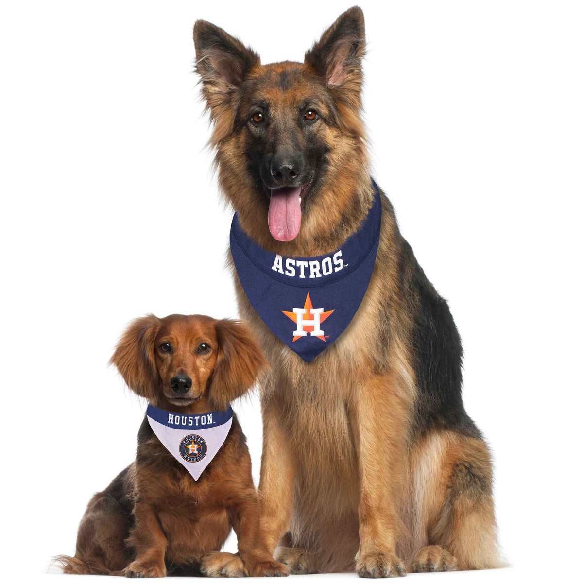 Houston Astros Reversible Dog Bandana