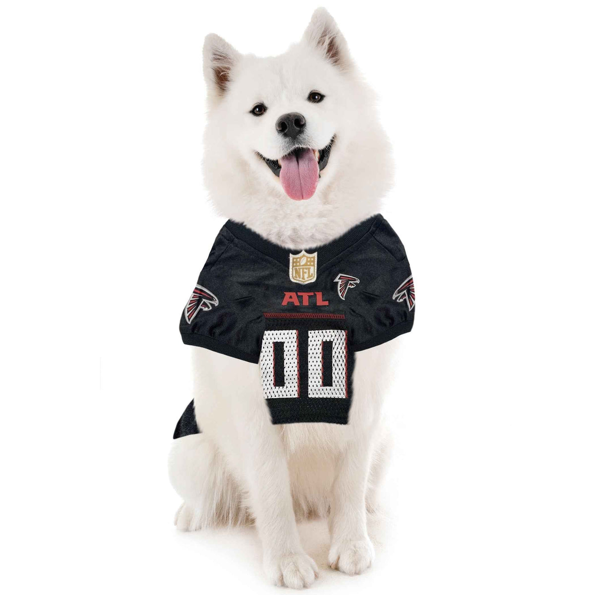 NFL Atlanta Falcons Striped Mesh Dog Jersey