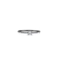 Load image into Gallery viewer, OLIVE & CHAIN Diamond Baguette Stackable Ring - White Gold, 7.0
