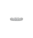 Load image into Gallery viewer, OLIVE & CHAIN Baguette & Round Diamond Band - White Gold, Petite, 4.5
