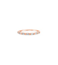 Load image into Gallery viewer, OLIVE & CHAIN Diamond Baguette Bar Set Band - White Gold, 6.0
