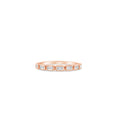Load image into Gallery viewer, OLIVE & CHAIN Diamond Baguette Bezel Set Band - White Gold, 5.5
