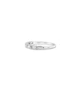 Load image into Gallery viewer, OLIVE & CHAIN Diamond Baguette Bezel Set Band - White Gold, 6.5
