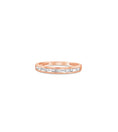 Load image into Gallery viewer, OLIVE & CHAIN Diamond Baguette Channel Set Band - Yellow Gold, 5.5
