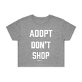 Load image into Gallery viewer, Adopt Don’t Shop | Dog Crop Top | Present For Dog Lover
