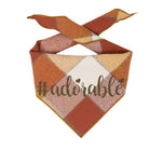 Adorable Luxe Flannel Dog Bandana