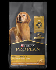Pro Plan Adult 7+ Complete Essentials Shredded Blend Chicken & Rice Dry Dog Food (6lb) 