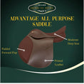 Load image into Gallery viewer, Henri de Rivel Advantage All Purpose Saddle - image 2
