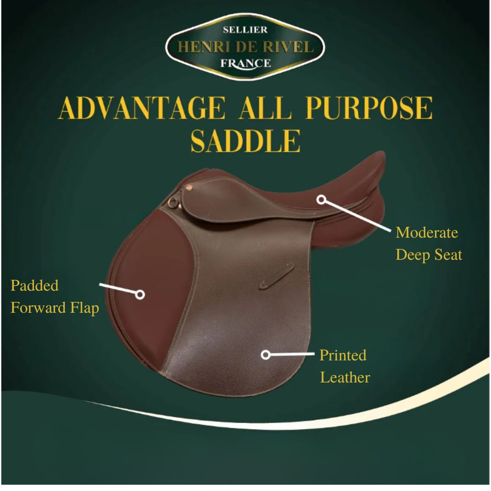 Henri de Rivel Advantage All Purpose Saddle - image 2