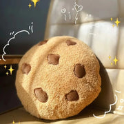 Chocolate Chip Cookie Plushie Pillow 