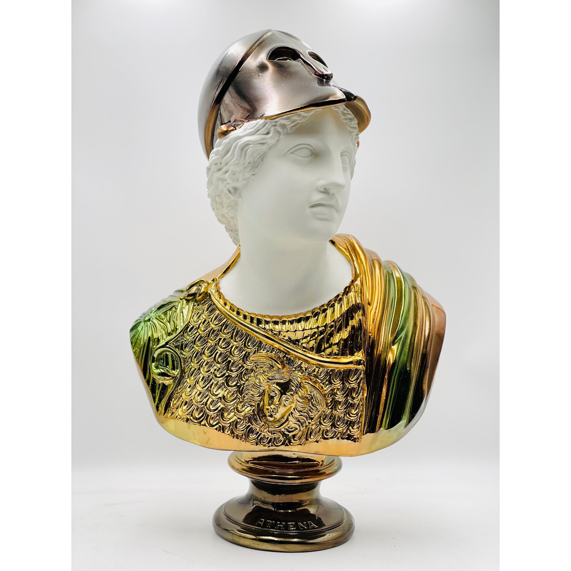 Athena Sculpture - Ombré Chrome Edition - ombre chrome athena sculpture, luxury sculpture, product image 2