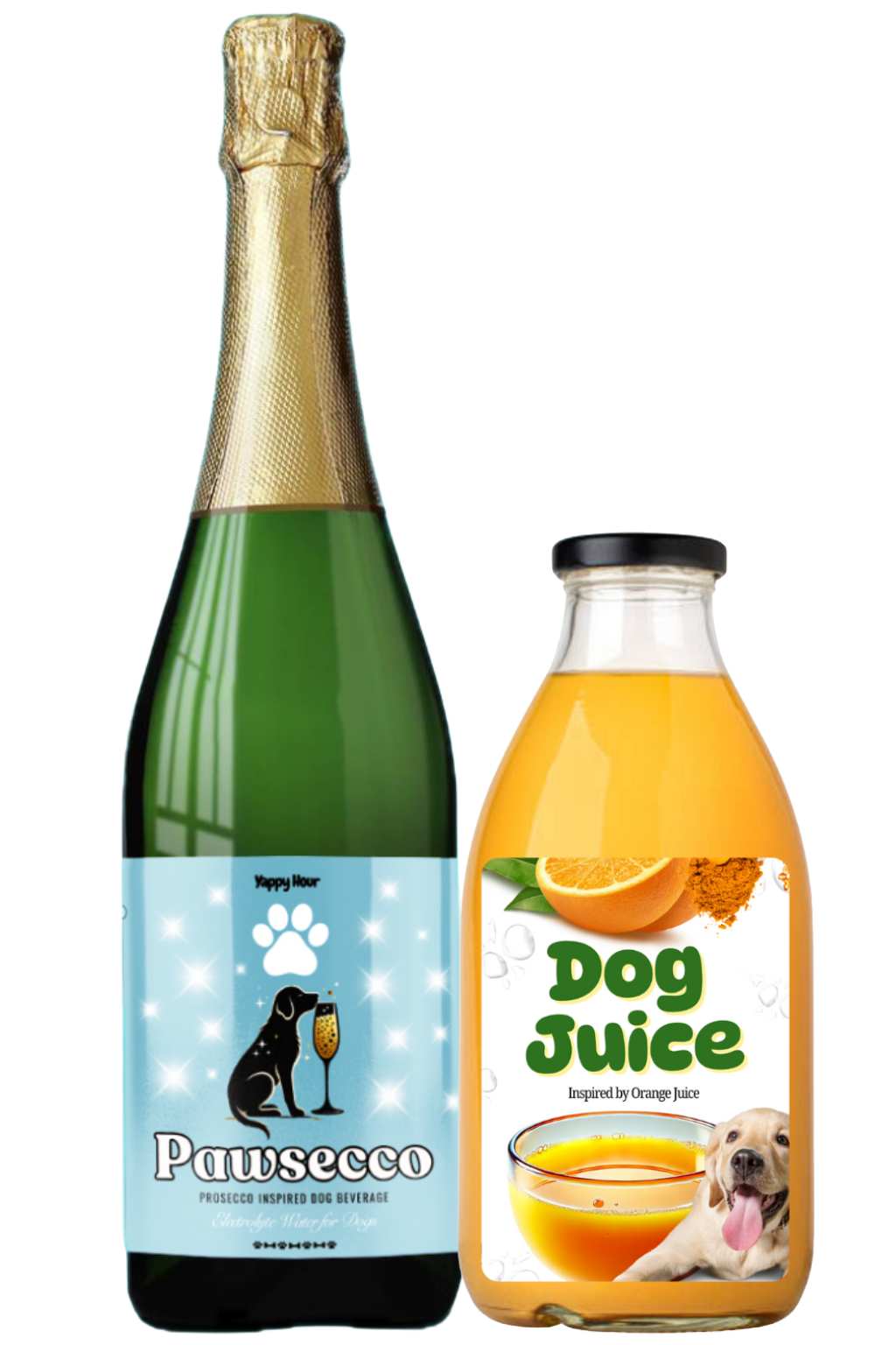 "Fur-Mosa" Mimosa Kit for Dogs