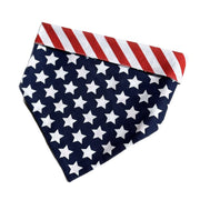 American Flag Bandana Dog Collar