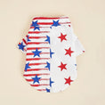 Load image into Gallery viewer, American Flag & Stars Dog Shirt - Southlake Paws
