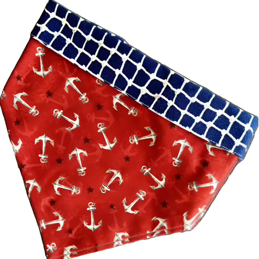Anchors Bandana Dog Collar - Southlake Paws