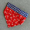 Load image into Gallery viewer, Anchors Bandana Dog Collar - Southlake Paws
