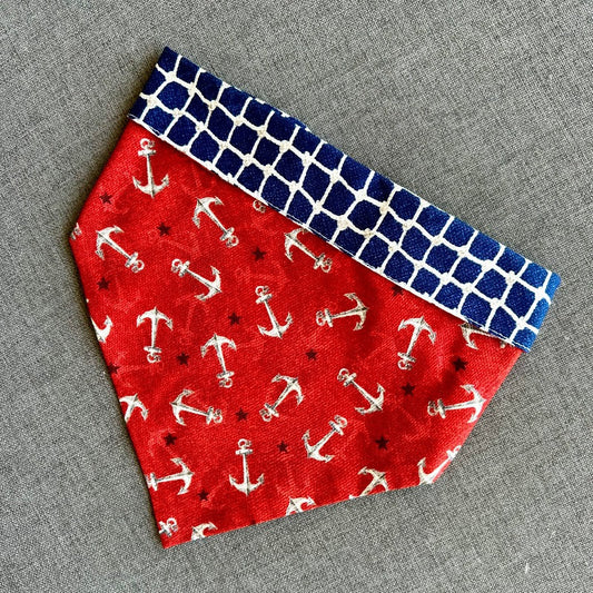 Anchors Bandana Dog Collar - Southlake Paws