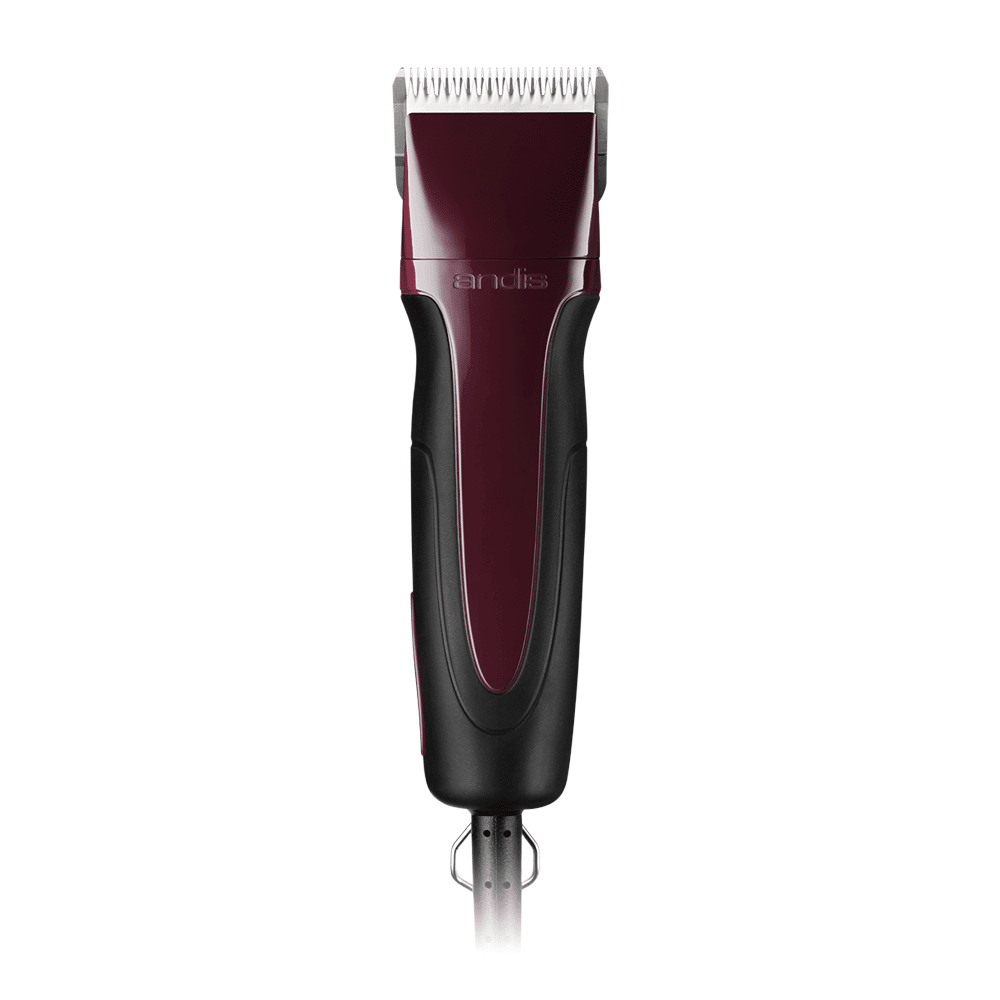 Pet Excel 5-Speed Corded Clipper Burgundy with Free Wide Tooth De-Shedding Tool by Andis