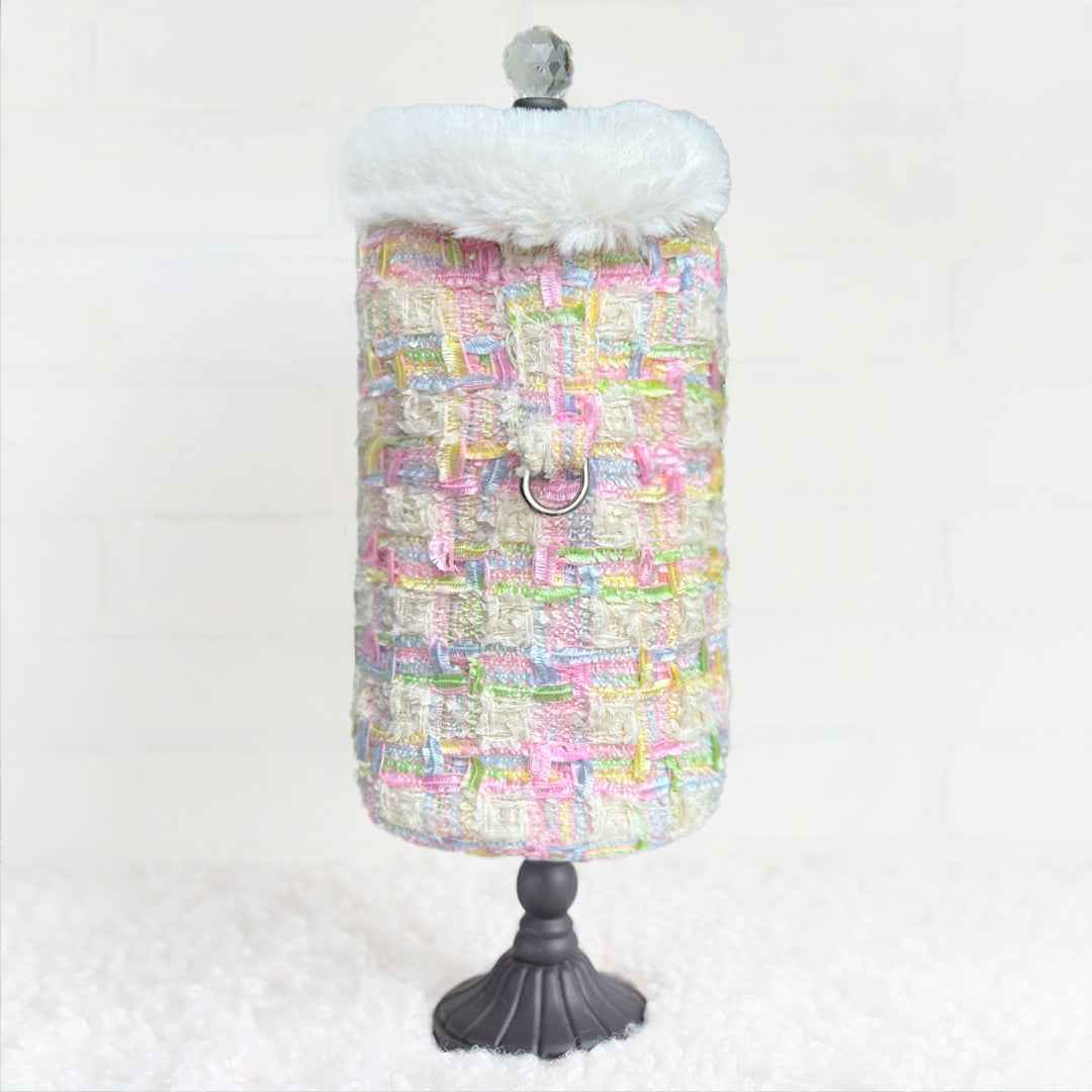 Annabella Dog Coat Faux Fur Ultra - plush Handmade Handmade in the USA Harness - Designer Dog Harness from Southlake Paws