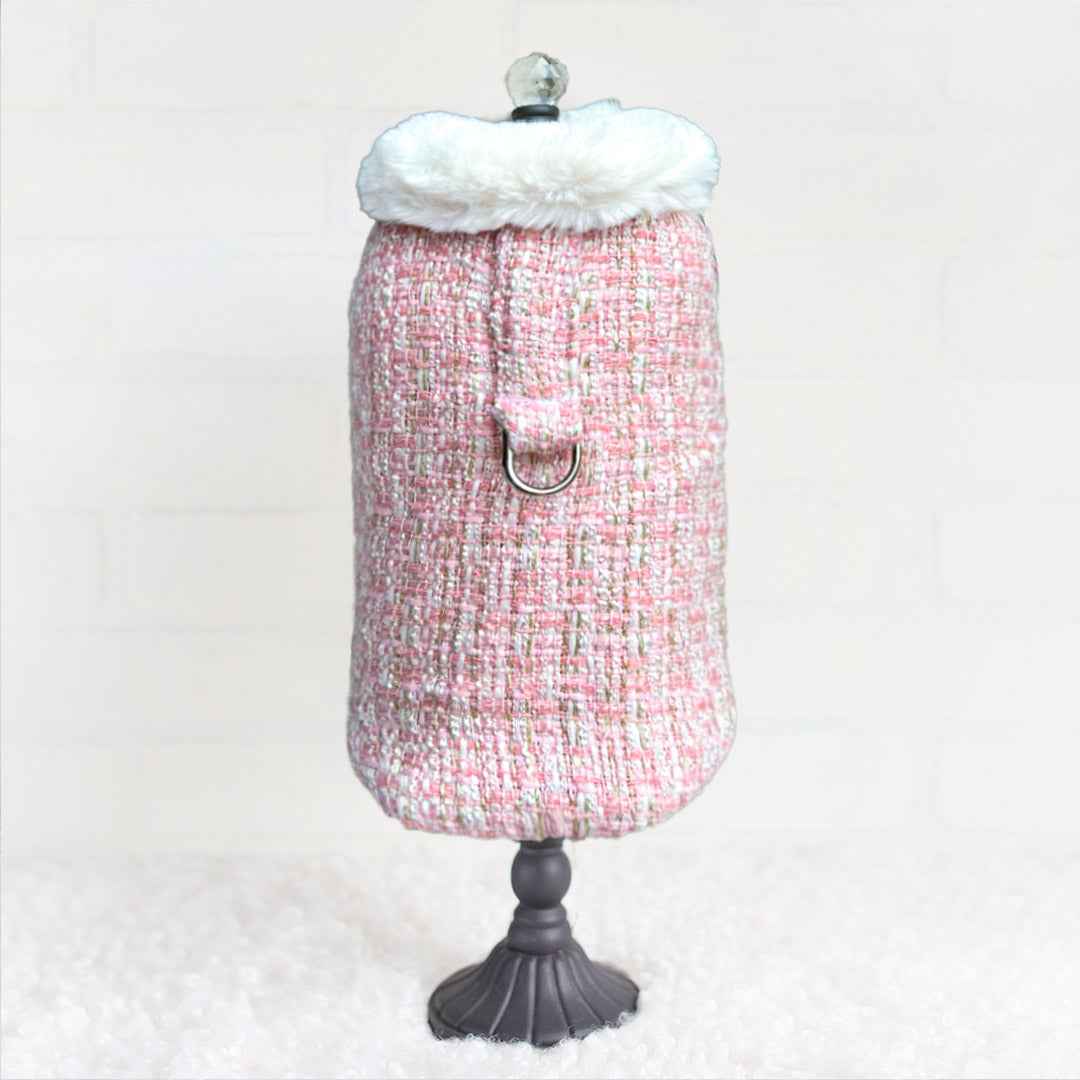 Annabella Dog Coat Faux Fur Ultra - plush Handmade Handmade in the USA Harness - Designer Dog Harness from Southlake Paws