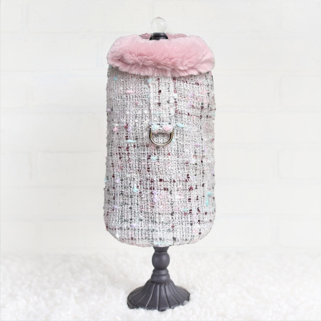Annabella Dog Coat Faux Fur Ultra - plush Handmade Handmade in the USA Harness - Designer Dog Harness from Southlake Paws
