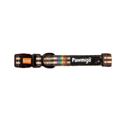 Rainbow Plaid Collar - Southlake Paws