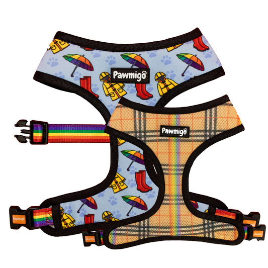 April Showers Reversible Harness - Southlake Paws