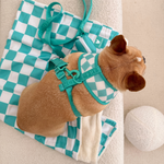Frenchie Duo Reversible Harness - Aqua