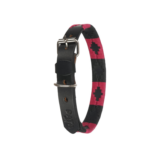 Black and Pink Dog Collar 
