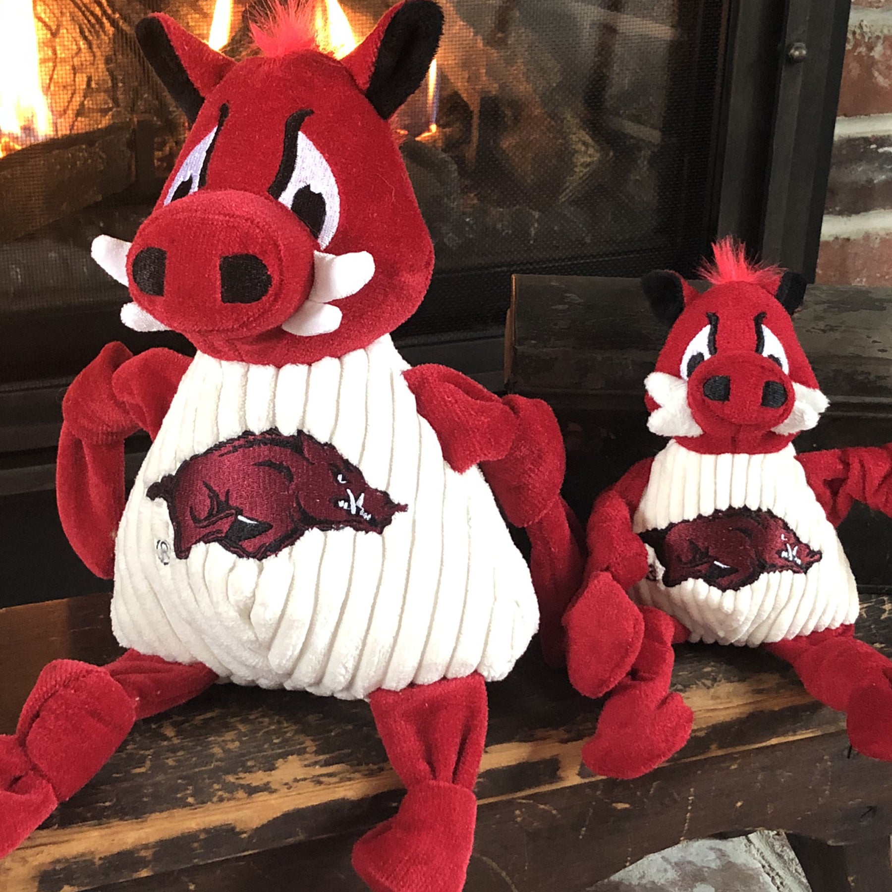NCAA University of Arkansas, Tusk the Razorback Knottie® Plush Dog Toy - image 6