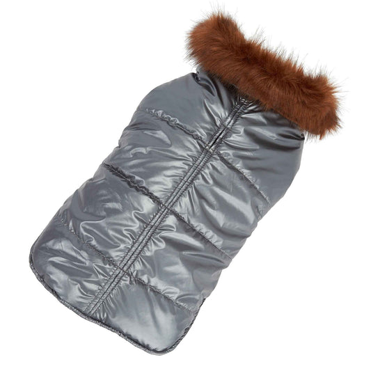 Up Country Metallic Aspen Puffer Coat Pet Accessory