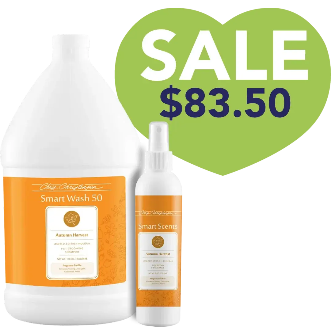 Pet Autumn Harvest Shampoo Gallon and 8oz Cologne by Chris Christensen