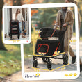 Load image into Gallery viewer, One-Click Foldable Stroller for Large Medium Small Dogs, Pet, Cats with Storage
