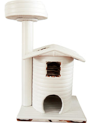 Queen's Kastle Luxury Cat Tower with Cat Bed