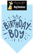 Load image into Gallery viewer, Parisian Pet 'Birthday Boy' Dog Bandana – Happy Birthday Pet Outfit, Fun Party Scarf for Dogs & Cats, Stylish & Comfy Celebration Clothing, Blue
