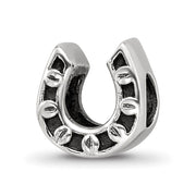 Sterling Silver Horseshoe Bead Charm