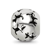 Sterling Silver Cutout Dog Silhouette Bead Charm