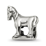 Sterling Silver Prancing Horse Bead Charm