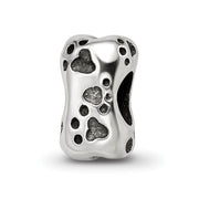 Sterling Silver Dog Bone Bead Charm