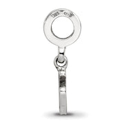 Sterling Silver Horseshoe Dangle Bead Charm