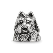 Sterling Silver Scottish Terrier, Dog Bead Charm