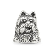 Sterling Silver Scottish Terrier, Dog Bead Charm