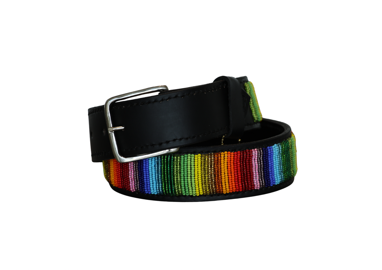 TKC Rainbow Belts Wide Width - Brass Buckle