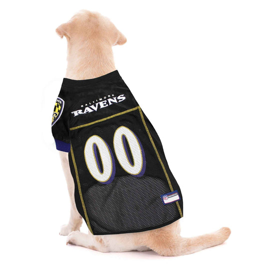 NFL Baltimore Ravens Striped Mesh Dog Jersey