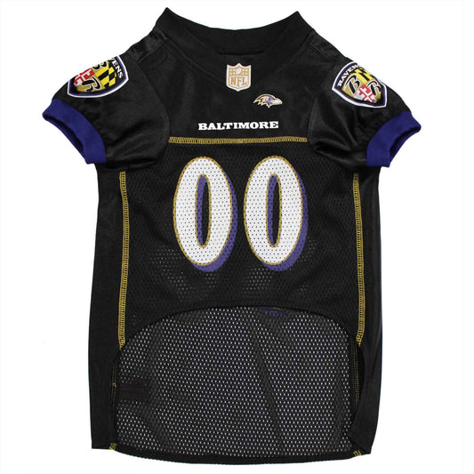 NFL Baltimore Ravens Striped Mesh Dog Jersey
