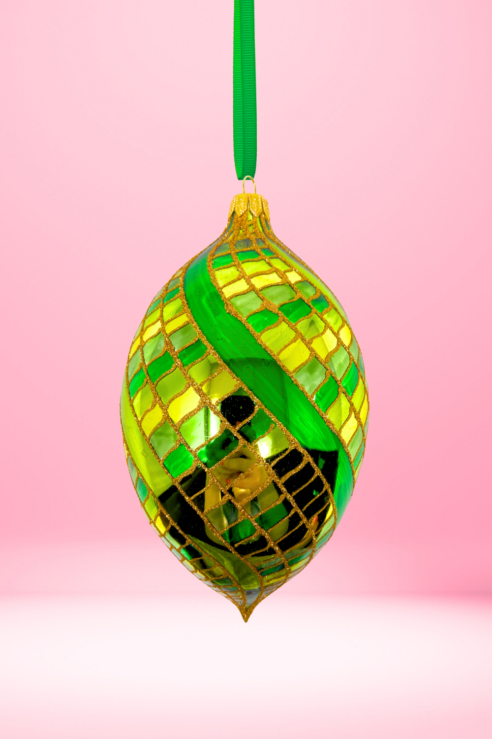 Bank Roll Bling Spinner Glass Ornament - Southlake Paws
