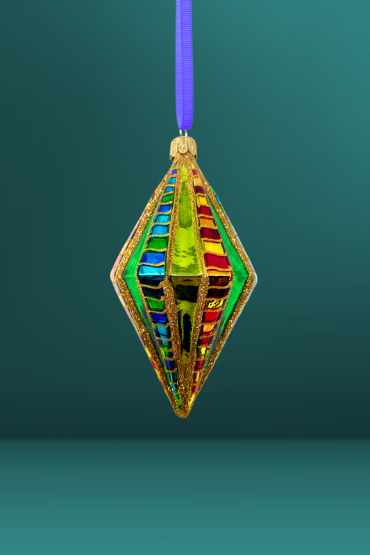 Bank Roll Bling Diamond Glass Ornament - Southlake Paws